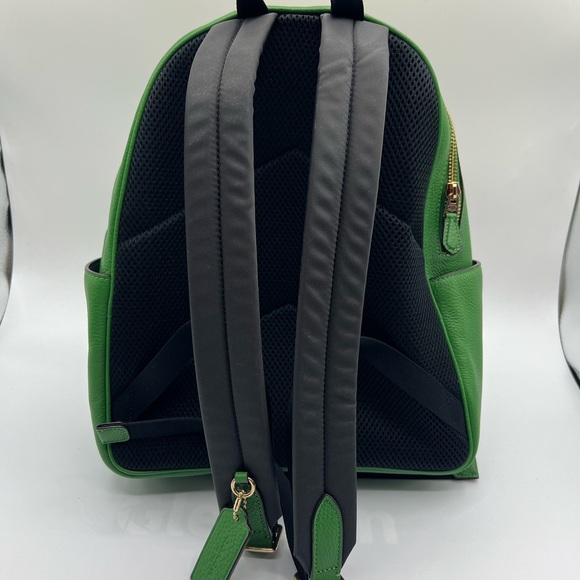 Coach Charlie Mini Backpack Green Pebbled Leather F38263 with hangtag - Picture 4 of 9